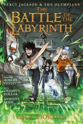 Percy Jackson & the Olympians. 4, The battle of the labyrinth : the graphic novel  cover image cdn