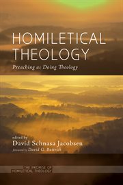 Homiletical theology : preaching as doing theology cover image cdn