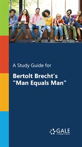 A study guide for bertolt brecht's "man equals man" cover image cdn
