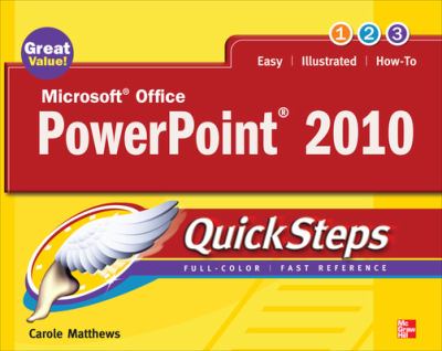 Microsoft Office PowerPoint 2010 QuickSteps cover image