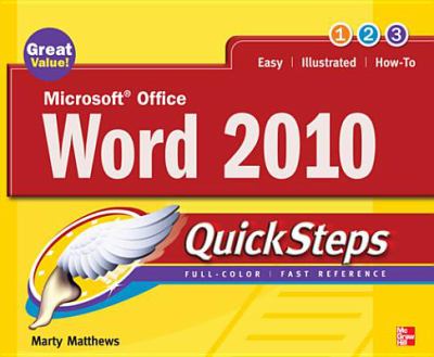Microsoft Office Word 2010 QuickSteps cover image