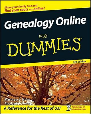 Genealogy online for dummies cover image