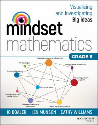 Mindset mathematics : visualizing and investigating big ideas, grade 8 cover image