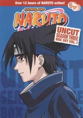 Naruto. Uncut season three box set. Vol. 1 cover image