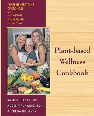 Plant-based wellness cookbook cover image