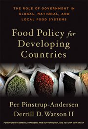 Food policy for developing countries : the role of government in global, national, and local food systems cover image cdn