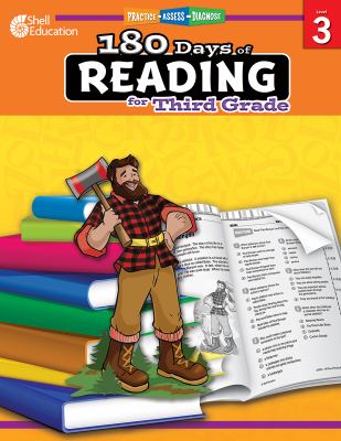 180 days of reading for third grade : practice, assess, diagnose cover image