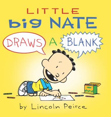 Little Big Nate draws a blank cover image
