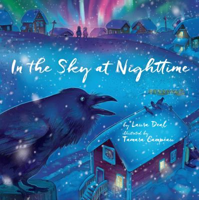 In the sky at nighttime cover image