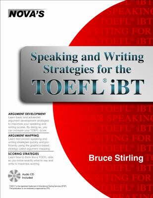 Speaking and writing strategies for the TOEFL iBT cover image