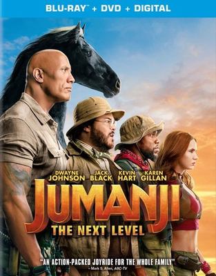 Jumanji: the next level [Blu-ray + DVD combo] cover image