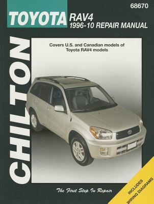 Chilton's Toyota RAV4 1996-10 repair manual : covers U.S. and Canadian models of RAV4 1996 through 2010 cover image