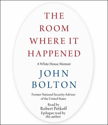 The room where it happened a White House memoir cover image
