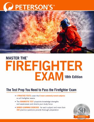 Master the firefighter exam cover image