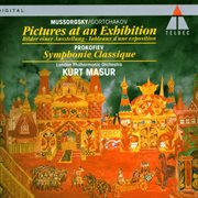 Mussorgsky/gortchakov : pictures at an exhibition & prokofiev : classical symphony cover image cdn