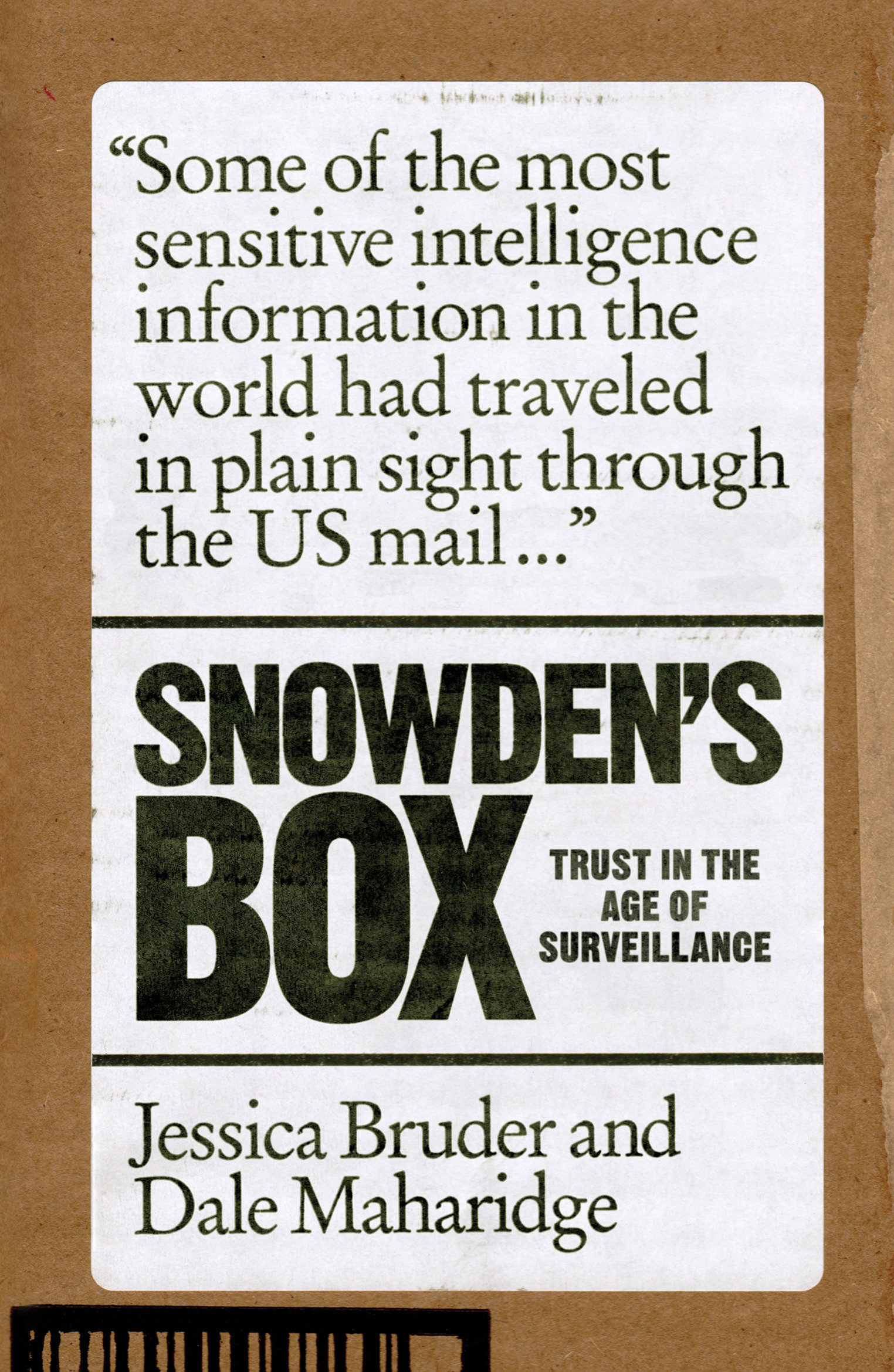 Snowden's Box Trust in the Age of Surveillance cover image cdn