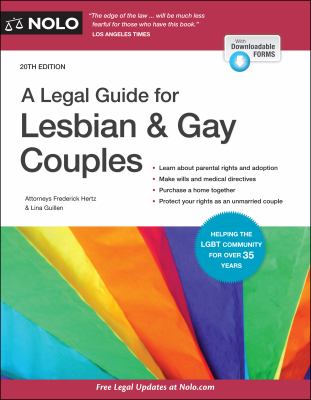 A legal guide for lesbian & gay couples cover image