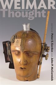Weimar thought. A Contested Legacy cover image cdn