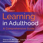 Learning in adulthood. A Comprehensive Guide cover image cdn