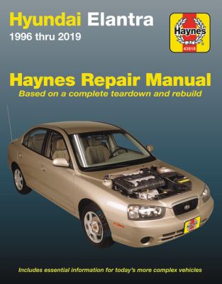 Hyundai Elantra automotive repair manual cover image