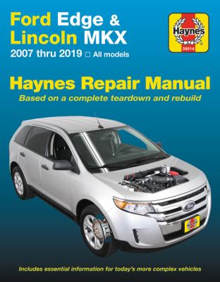 Ford Edge & Lincoln MKX automotive repair manual cover image