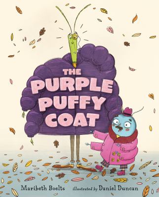 The purple puffy coat cover image