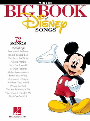 Big book of Disney songs. Violin cover image