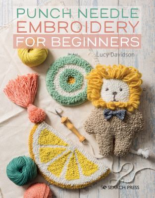 Punch needle embroidery for beginners cover image