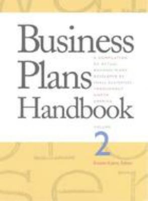 Business plans handbook. Volume 2 a compilation of actual business plans developed by small businesses throughout North America cover image