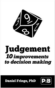 Judgement. 10 improvements to decision making. cover image cdn