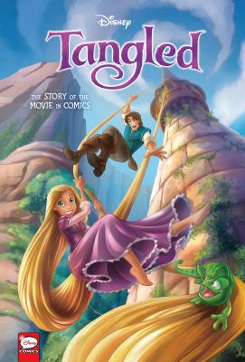 Tangled : the story of the movie in comics cover image