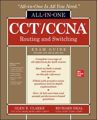 All-in-one CCT/CCNA routing and switching exam guide (exams 100-490 & 200-301) cover image