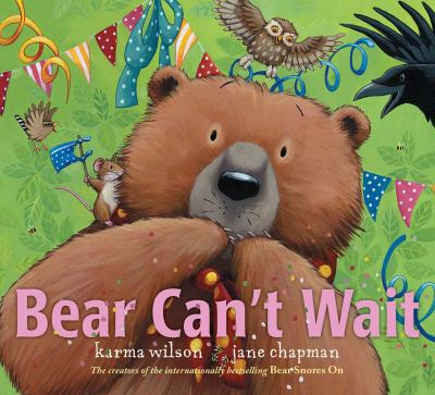 Bear can't wait cover image