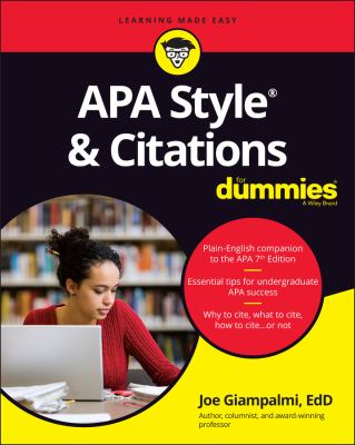 APA style & citations for dummies cover image