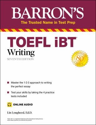 Barron's TOEFL iBT. Writing cover image