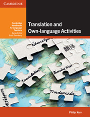 Translation and own-language activities cover image