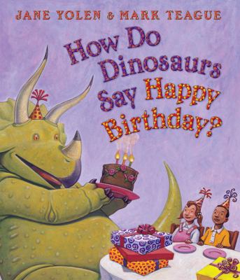 How do dinosaurs say happy birthday? cover image