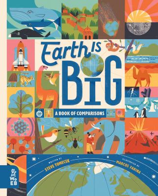 Earth is big : a book of comparisons  cover image cdn