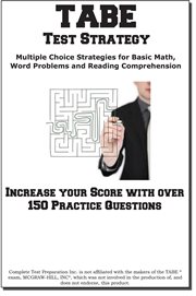 TABE Strategy : multiple choice strategies for basic math, word problems, English grammar and reading comprehension cover image cdn
