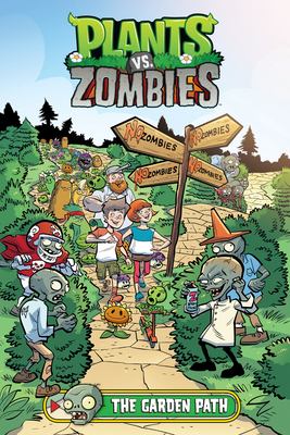 Plants vs. zombies. The garden path cover image