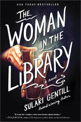 The woman in the library cover image