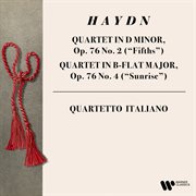 Haydn: string quartets, op. 76 nos. 2 "fifths" & 4 "sunrise" cover image cdn