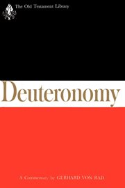 Deuteronomy : a commentary cover image cdn