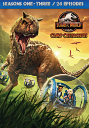 Jurassic world: Camp Cretaceous. Seasons 1 - 3 cover image cdn