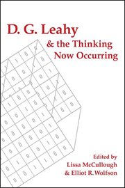 D. G. Leahy and the Thinking Now Occurring cover image cdn