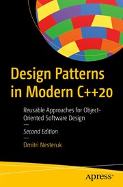 Design patterns in modern C++20 : reusable approaches for object-oriented software design cover image cdn