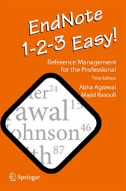 EndNote 1-2-3 easy! : reference management for the professional cover image cdn