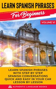 Learn spanish phrases for beginners, volume vi cover image cdn
