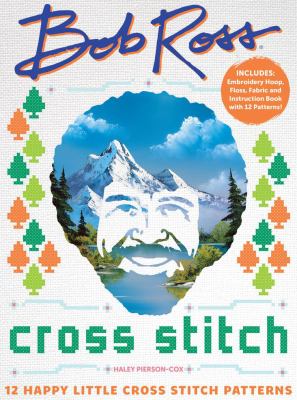 Bob Ross cross stitch cover image