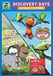 Discovery days double feature Dinosaur train and Elinor wonders why cover image